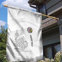 Custom New Caledonia Football Garden Flag Allez Les Cagous White Version LT14 - Polynesian Pride