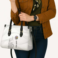 Custom New Caledonia Football Leather Bag Allez Les Cagous White Version LT14 - Polynesian Pride