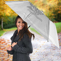 Custom New Caledonia Football Umbrella Allez Les Cagous White Version LT14 - Polynesian Pride