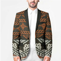 Bula Fiji Tapa Blazer Fijian Masi Vintage Vibes LT14 - Polynesian Pride