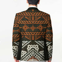 Bula Fiji Tapa Blazer Fijian Masi Vintage Vibes LT14 - Polynesian Pride
