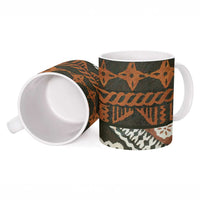Bula Fiji Tapa Ceramic Mug Fijian Masi Vintage Vibes LT14 - Polynesian Pride