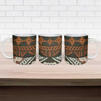 Bula Fiji Tapa Ceramic Mug Fijian Masi Vintage Vibes LT14 - Polynesian Pride