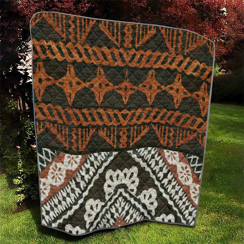 Bula Fiji Tapa Quilt Fijian Masi Vintage Vibes LT14 - Polynesian Pride