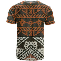 Bula Fiji Tapa T Shirt Fijian Masi Vintage Vibes LT14 - Polynesian Pride
