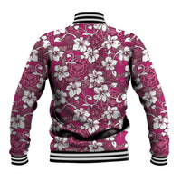 Piqi Bula Fiji Baseball Jacket Fijian Tapa Seamless Hibiscus LT14 - Polynesian Pride