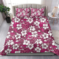 Piqi Bula Fiji Bedding Set Fijian Tapa Seamless Hibiscus LT14 - Polynesian Pride