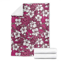 Piqi Bula Fiji Blanket Fijian Tapa Seamless Hibiscus LT14 - Polynesian Pride