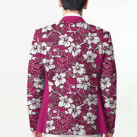 Piqi Bula Fiji Blazer Fijian Tapa Seamless Hibiscus LT14 - Polynesian Pride