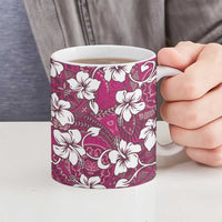 Piqi Bula Fiji Ceramic Mug Fijian Tapa Seamless Hibiscus LT14 - Polynesian Pride