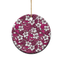 Piqi Bula Fiji Ceramic Ornament Fijian Tapa Seamless Hibiscus LT14 - Polynesian Pride