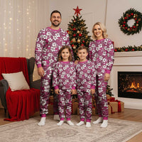 Piqi Bula Fiji Christmas Pajama Set Fijian Tapa Seamless Hibiscus LT14 - Polynesian Pride
