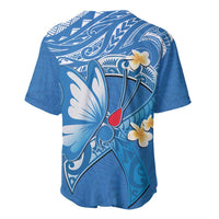 Polynesia Diabetes Awareness Month Baseball Jersey In November We Wear Blue LT14 - Polynesian Pride