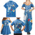 Polynesia Diabetes Awareness Month Family Matching Summer Maxi Dress and Hawaiian Shirt In November We Wear Blue