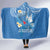 Polynesia Diabetes Awareness Month Hooded Blanket In November We Wear Blue