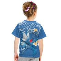 Polynesia Diabetes Awareness Month Kid T Shirt In November We Wear Blue LT14 - Polynesian Pride