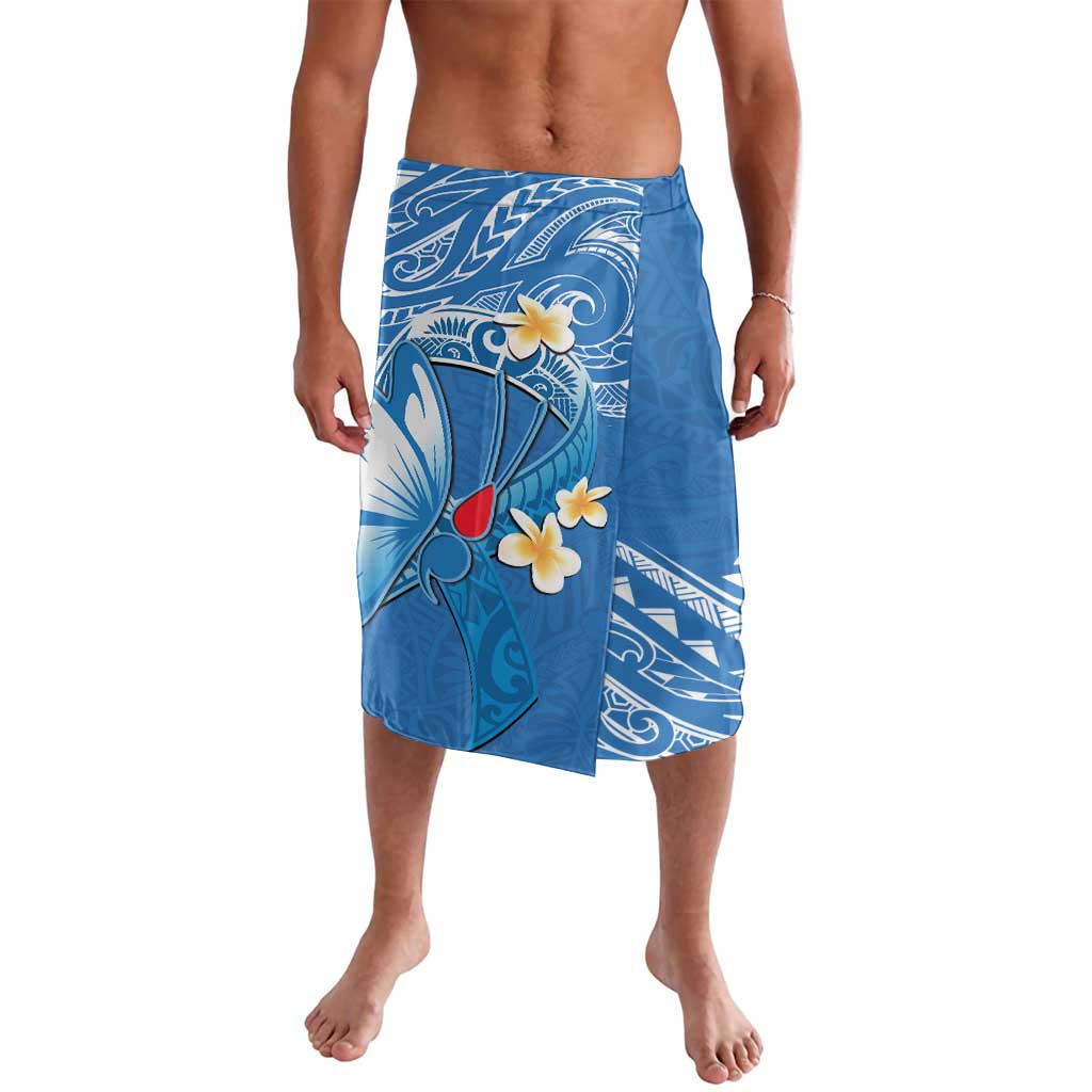 Polynesia Diabetes Awareness Month Lavalava In November We Wear Blue LT14 Blue - Polynesian Pride