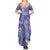 Polynesia Stomach Cancer Awareness Summer Maxi Dress Periwinkle Ribbon Brave Strong!