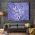 Polynesia Stomach Cancer Awareness Tapestry Periwinkle Ribbon Brave Strong!