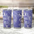 Polynesia Stomach Cancer Awareness Tumbler Cup Periwinkle Ribbon Brave Strong!