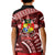 Malo e lelei Tonga Kid Polo Shirt Tongan Ngatu Pattern Red Version LT14 - Polynesian Pride