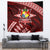 Malo e lelei Tonga Tapestry Tongan Ngatu Pattern Red Version LT14 - Polynesian Pride