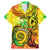 Halo Vanuatu Family Matching Mermaid Dress and Hawaiian Shirt Sand Drawing Turtle Polynesian Tropical Flowers LT14 Dad's Shirt - Short Sleeve Reggae - Polynesian Pride