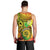 Halo Vanuatu Men Tank Top Sand Drawing Turtle Polynesian Tropical Flowers LT14 - Polynesian Pride