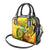 Halo Vanuatu Shoulder Handbag Sand Drawing Turtle Polynesian Tropical Flowers LT14 - Polynesian Pride