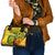 Halo Vanuatu Shoulder Handbag Sand Drawing Turtle Polynesian Tropical Flowers LT14 - Polynesian Pride