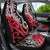 New Zealand Car Seat Cover Aotearoa Kowhaiwhai Mix Taniko Art - Red