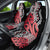 New Zealand Car Seat Cover Aotearoa Kowhaiwhai Mix Taniko Art - Red