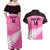 Custom New Zealand Aotearoa Cricket Couples Matching Off Shoulder Maxi Dress and Hawaiian Shirt Go White Silver Fern