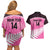 Custom New Zealand Aotearoa Cricket Couples Matching Off Shoulder Short Dress and Hawaiian Shirt Go White Silver Fern