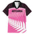 Custom New Zealand Aotearoa Cricket Family Matching Long Sleeve Bodycon Dress and Hawaiian Shirt Go White Silver Fern