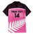 Custom New Zealand Aotearoa Cricket Family Matching Long Sleeve Bodycon Dress and Hawaiian Shirt Go White Silver Fern