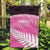 Custom New Zealand Aotearoa Cricket Garden Flag Go White Silver Fern