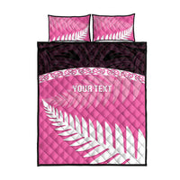 Custom New Zealand Aotearoa Cricket Quilt Bed Set Go White Silver Fern LT14 - Polynesian Pride