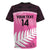 Custom New Zealand Aotearoa Cricket Rugby Jersey Go White Silver Fern