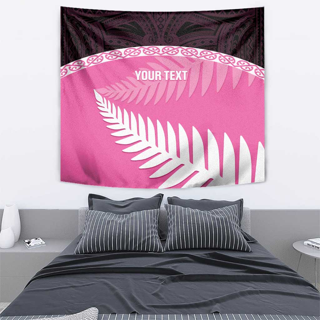 Custom New Zealand Aotearoa Cricket Tapestry Go White Silver Fern LT14 - Polynesian Pride