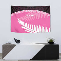 Custom New Zealand Aotearoa Cricket Tapestry Go White Silver Fern LT14 - Polynesian Pride