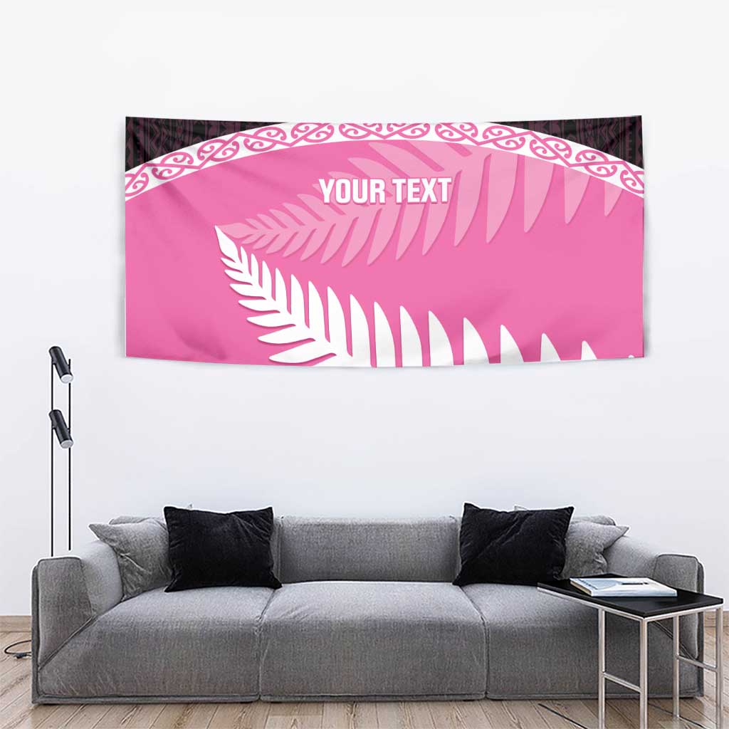 Custom New Zealand Aotearoa Cricket Tapestry Go White Silver Fern LT14 - Polynesian Pride