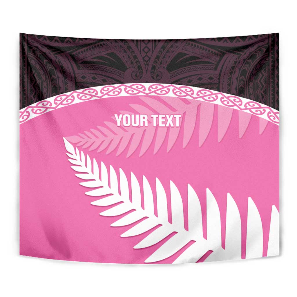 Custom New Zealand Aotearoa Cricket Tapestry Go White Silver Fern LT14 - Polynesian Pride