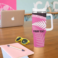 Personalised Aotearoa Cricket Tumbler With Handle Go White Silver Fern LT14 - Polynesian Pride