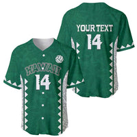 Custom Hawaii Volleyball Baseball Jersey Hawaiian Kakau Pattern LT14 - Polynesian Pride