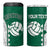 Custom Hawaii Volleyball 4 in 1 Can Cooler Tumbler Hawaiian Kakau Pattern