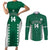 Custom Hawaii Volleyball Couples Matching Short Sleeve Bodycon Dress and Long Sleeve Button Shirt Hawaiian Kakau Pattern