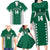 Custom Hawaii Volleyball Family Matching Long Sleeve Bodycon Dress and Hawaiian Shirt Hawaiian Kakau Pattern