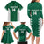 Custom Hawaii Volleyball Family Matching Long Sleeve Bodycon Dress and Hawaiian Shirt Hawaiian Kakau Pattern