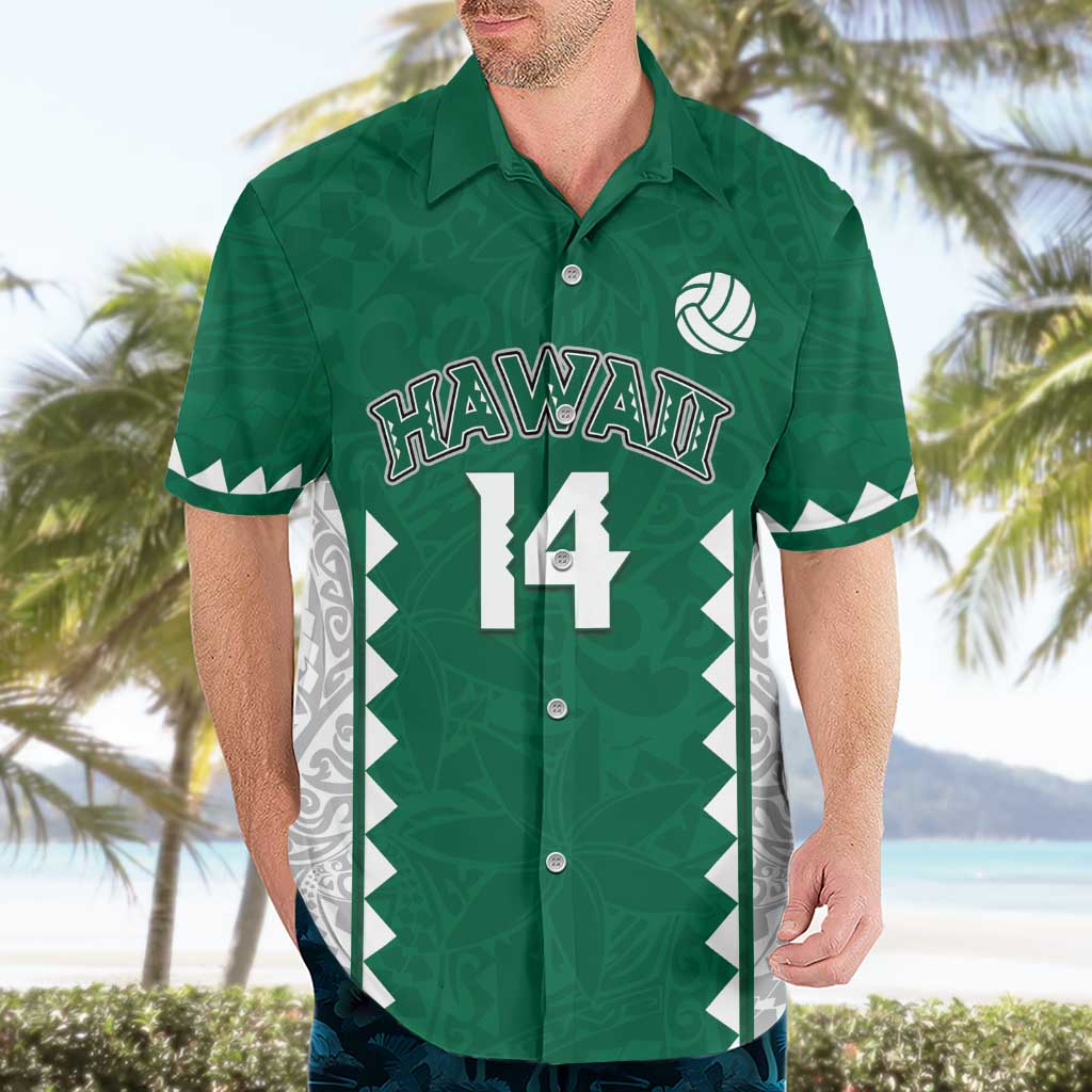 Custom Hawaii Volleyball Hawaiian Shirt Hawaiian Kakau Pattern LT14 - Polynesian Pride